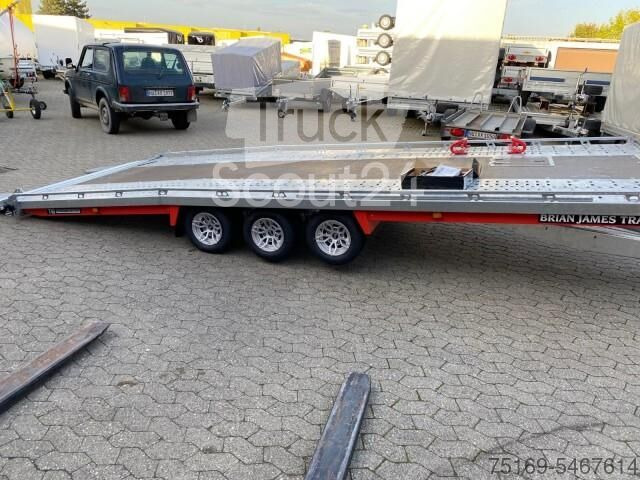 New Autotransporter trailer Brian James Trailers T6 Transporter, 230 6553, 5500 x 2220 mm, 3,5 to. kippbar mit Auffahrrampe: picture 5