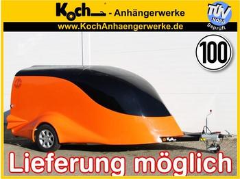 Excalibur S2 Luxus Customstyle 1,5t schwarz/orange - Car trailer