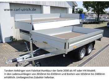 Car trailer Humbaur - HT303118 Tandemanhänger 3,0to Hochlader