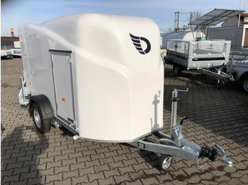 New Closed box trailer Cheval Liberté - Liberte Debon Cargo 2 Poly + Türe weiß 1300 kg, 100 km/h, 300x155x168cm: picture 1