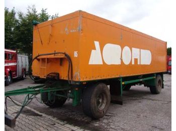 Renders Trax Schubboden 30m² - Closed box trailer