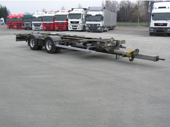 Ackermann Jumbo BDF Tandem Anhänger C7820 verzinkt HU NEU  - Container transporter/ Swap body trailer