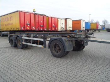 De Kraker BUR10 18W air suspension, BPW, lift axle - Container transporter/ Swap body trailer