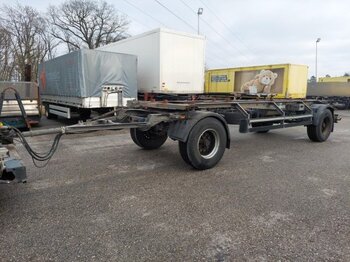  Scheuwimmer Lafette Verzinkt, Trommelbremse, - Container transporter/ Swap body trailer