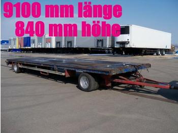 Dropside/ Flatbed trailer HANGLER JUMBO ANHÄNGER 9100 mm länge 84 cm höhe: picture 1