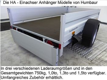 New Car trailer Humbaur - HA102111 KV Einachser Anhänger 1,0to gebremst: picture 1