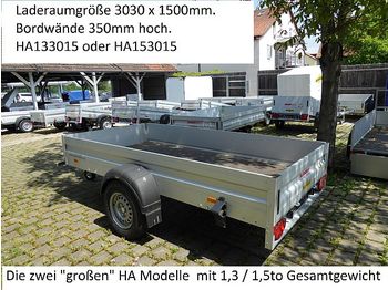 New Car trailer Humbaur - HA153015 Einachser gebremst 1,5to: picture 1