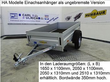 New Car trailer Humbaur - HA751611 Einachser ungebremst 750kg: picture 1