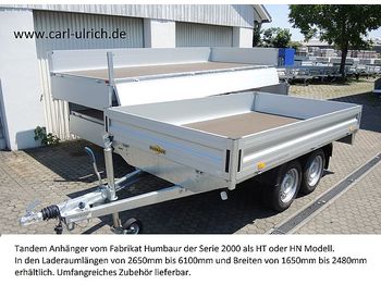 New Car trailer Humbaur - HN203116 Tandemanhänger 2,0to Hochlader: picture 1