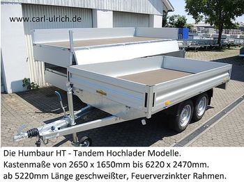 New Car trailer Humbaur - HT306221 GR Tandemanhänger 3,0to Hochlader: picture 1