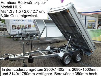 New Tipper trailer Humbaur - HUK272715 Rückwärtskipper Elektropumpe: picture 1