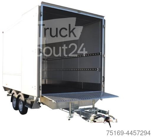 New Closed box trailer Humbaur Hebebühnenanhänger HK 35 45 22 V Deichsel, 3,5 to. 4180 x 2135 x 2085 mm: picture 3