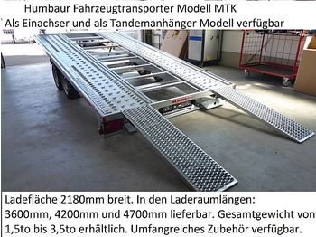 New Autotransporter trailer Humbaur - MTK153622 Fahrzeugtransporter Autotransporter: picture 1