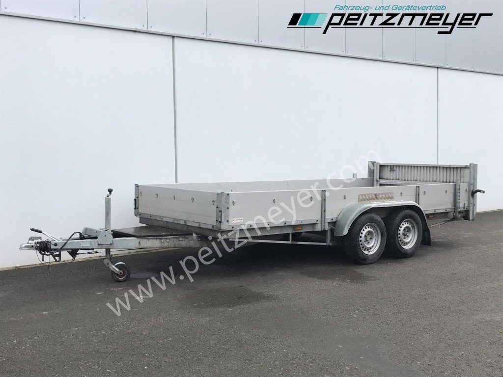KRUKENMEIER Tandemanhänger 3,5 t Tieflader m. Rampen, 100 km/h verzinkt - Plant trailer: picture 4