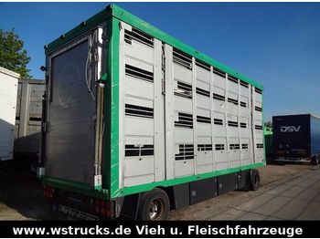 Menke 4 Stock Ausahrbares Dach Vollalu  - Livestock trailer