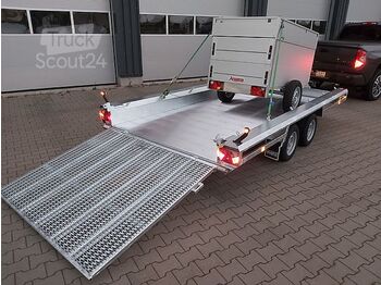  - HULCO TERRAX 3500kg Rampenklappe Aluboden 395cm - Plant trailer
