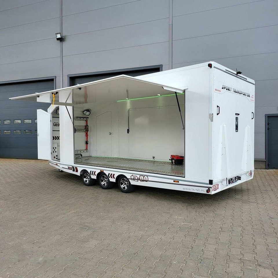 New Autotransporter trailer TA-NO SPORT TRANSPORTER 60 PREMIUM enclosed car trailer 6 x 2.3 m: picture 31
