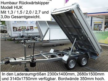 Tipper trailer Humbaur - HUK273117 Rückwärtskipper Handpumpe
