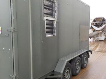 Refrigerator trailer Wagenbouw Tri Axle Box Trailer: picture 1