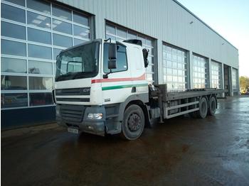 Dropside/ Flatbed truck for transportation of heavy machinery 2004 DAF CF85-380: picture 1