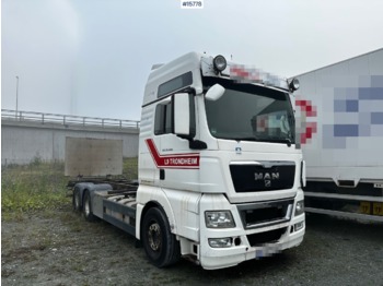 Container transporter/ Swap body truck MAN TGX 26.480