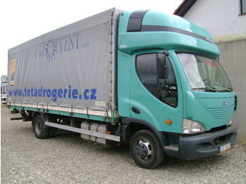  AVIA DAEWOO D75-EL, LBW, 1 Liege, 7,5m ladefl?h - Curtainsider truck