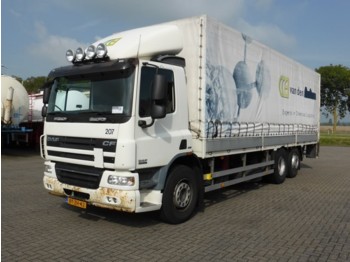 Curtainsider truck DAF CF 75.310 6X2*4 AIRCO 9T FA: picture 1