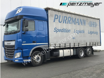 Curtainsider truck DAF XF 105