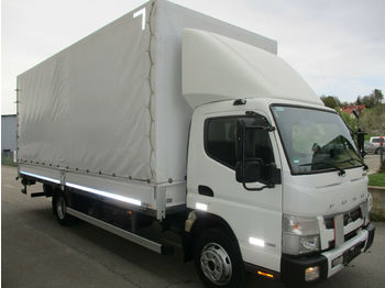 Curtainsider truck FUSO Canter 7C18 Plane LBW Unfall Euro6: picture 1