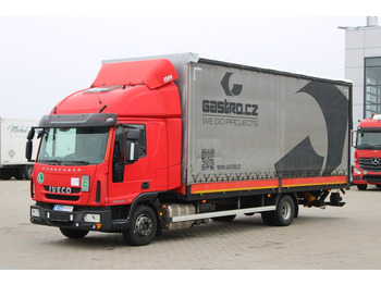 Curtainsider truck IVECO EuroCargo 120E