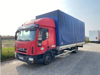 Curtainsider truck Iveco EuroCargo ML75E18, 6.6m Pritsche + Plane: picture 1