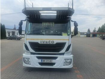 Autotransporter truck Iveco +trailer Rolfo Pegasus from 2013: picture 1
