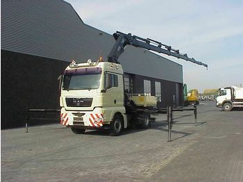 Crane truck MAN TGA 18.440 4X4 +HIAB/kran/kraan/Montagekran/: picture 1