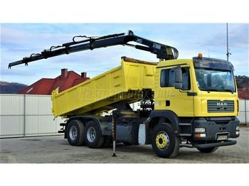 Tipper, Crane truck MAN TGA 28.350: picture 1