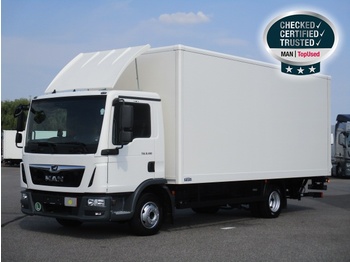 Box truck MAN TGL 8.190 4X2 BL, Euro 6, Koffer LBW, AHK, Klima: picture 1