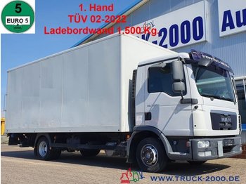 Box truck MAN TGL 9.180 Alukoffer + LBW 1.5t. TÜV 2022 1.Hand: picture 1