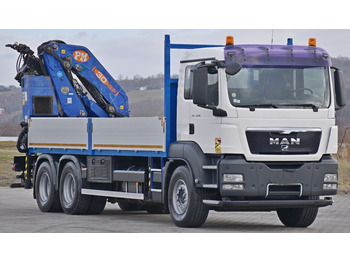 Crane truck MAN TGS 26.360*PRITSCHE 6,60m * PM 30 SP / FUNK *6x4: picture 3