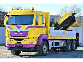 Crane truck MAN TGS 28.440 Pritsche 5,60* HMF 3000 K5 + FUNK !: picture 4
