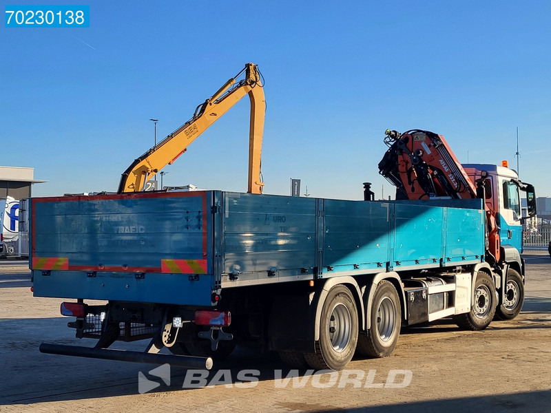 Dropside/ Flatbed truck, Crane truck MAN TGS 35.420 8X4 Altas 332.3E-A4 Kran Crane Retarder Euro 6: picture 13