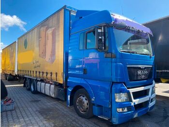 Curtainsider truck MAN TGX 26.480 Jumbo Komplett Zug 7.7m: picture 1