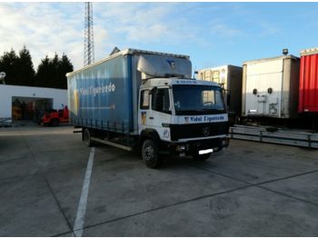 Curtainsider truck MERCEDES-BENZ 1217 left hand drive 6 cylinder 12 ton: picture 1