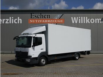 Box truck Mercedes-Benz 818 L Koffer, LBW, AHK, Klima, Automatik, EUR6: picture 1