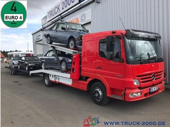 Autotransporter truck Mercedes-Benz 823 Mersch Doppelstock 4 PKW /3 Transporter 1.Hd: picture 1