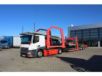 Autotransporter truck Mercedes-Benz ACTROS 1843, EURO 6, FOR 8-9 CARS+ EUROLOHR 2010: picture 1