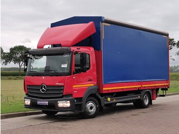 Curtainsider truck Mercedes-Benz ATEGO 821 8.6t gvw taillift: picture 1