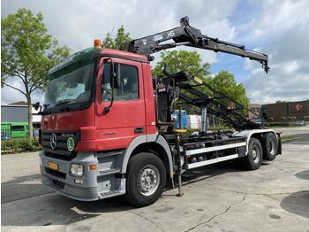 Cable system truck, Crane truck Mercedes-Benz Actros 2541 6X2 + HIAB 122 DS-2 + MULTILIFT 26 T: picture 1