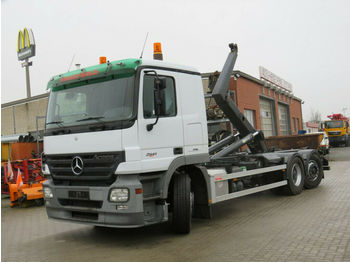 Hook lift truck Mercedes-Benz Actros 2541 L6x2 Abrollkipper Meiller Lenk/Lift: picture 1