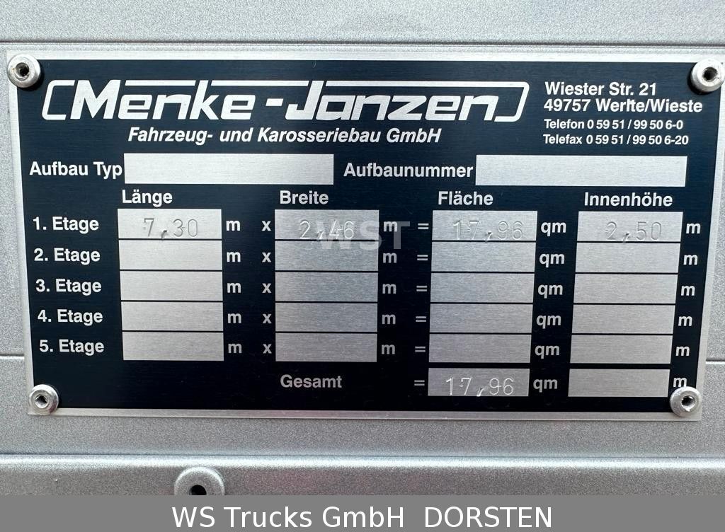 Livestock truck Mercedes-Benz Actros 2545 L BDF Menke Einstock "Neu" Mehrfach: picture 9