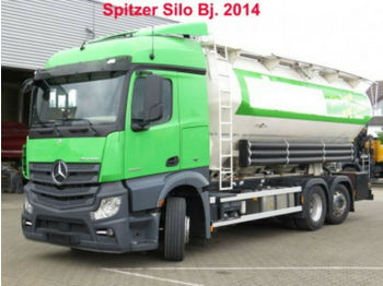 Tank truck Mercedes-Benz  Actros neu 2545 L 6x2 Silo 4 Kammern/31.000 ltr: picture 1