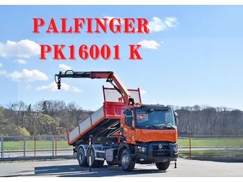 Renault C 430 * KIPPER 5,30 m* PK 16001 - K A+ FUNK /6x4  - Crane truck, Tipper: picture 1